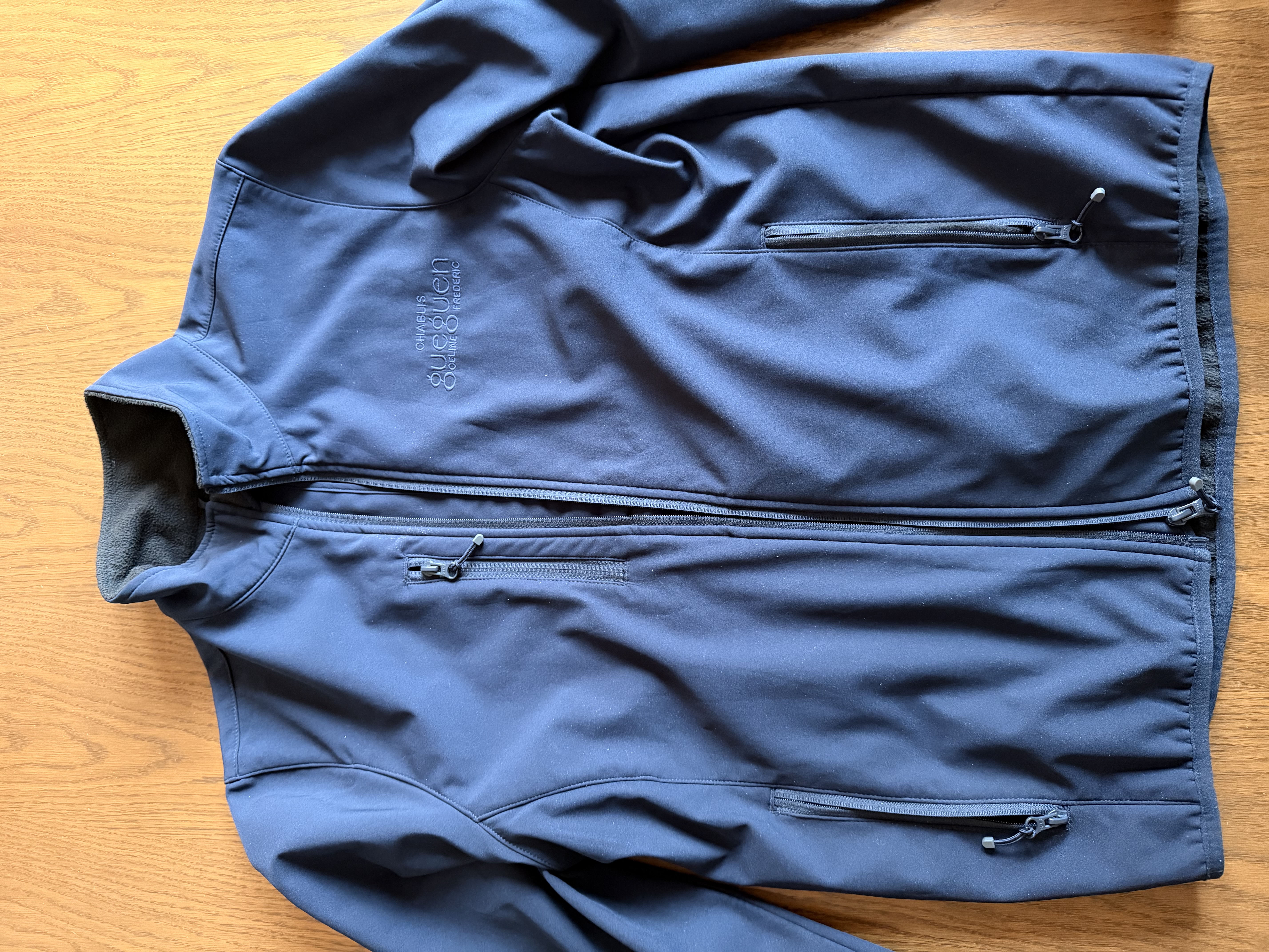 Vestes softshell broderie